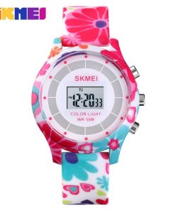 SKMEI Creative Kids Watches Fashion Digital Children Watch Stopwatch Alarm Clock For Boy Girl Luminous Waterproof relogio 1596 12
