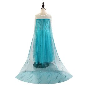 Fancy Baby Girl Princess Dresses for Girls Elsa Costume Bling Synthetic Crystal Bodice Elsa Party Dress Kids Snow Queen Cosplay 3