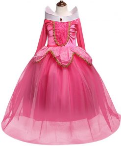 Girls Dresses Sleeping Beauty Cosplay Princess Dress For Girls Kids Halloween Birthday Party Tutu Dress for Christmas 7