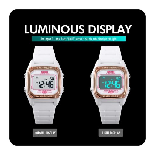 SKMEI Sport Kids Watches Fashion Digital Children's Girl Boy Watch Stopwatch Alarm Clock Waterproof Luminous montre enfant 1614 5