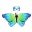 MUABABY Girls Butterfly Wing Kids Fairy Accessories Children's Day Stage Performance Outfits Baby Girl Photoshoot Supply 10