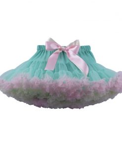 1-10Y Girls Tutu Skirt Ballerina Pettiskirt Layer Fluffy Children Ballet Skirts For Party Dance Princess Girl Tulle Miniskirt 6