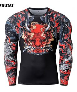 3D Printed Harajuku Fitness Tops t-shirt compression shirts Anime Men Sports Fashion Japanese male Top Clothing 27