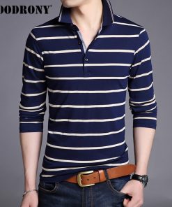 COODRONY T Shirt Men Brand Clothes 2019 Autumn New Long Sleeve T-Shirt Men Cotton Tee Shirt Homme Casual Striped Tshirt Top 8614 9