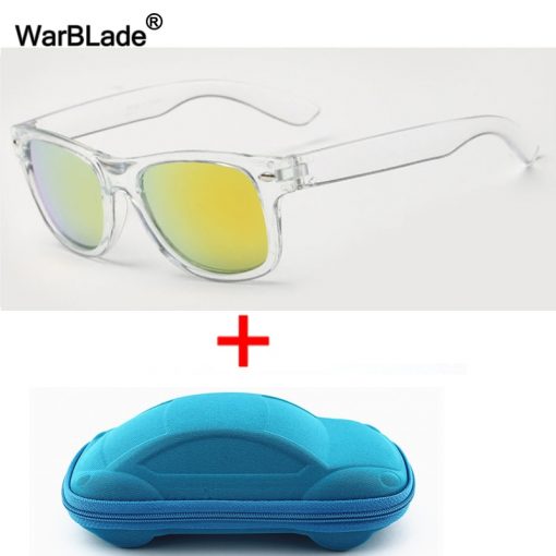 WarBLade Cool Kids Sunglasses Children Anti-uv Sun Glasses Boys Girls Baby Eyeglasses Coating Lens UV 400 Protection With Case 5