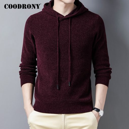 COODRONY Brand Hooded Sweater Men Clothes 2020 New Arrival Casual Knitwear Pullover Men Autumn Winter Soft Warm Pull Homme C1176 1