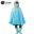 QIAN RAINPROOF Kids Rain Coat Flowering In Rain Children Rainwear PU Coating Rainsuit Transparent Big Brim Cloak Raincoat 8