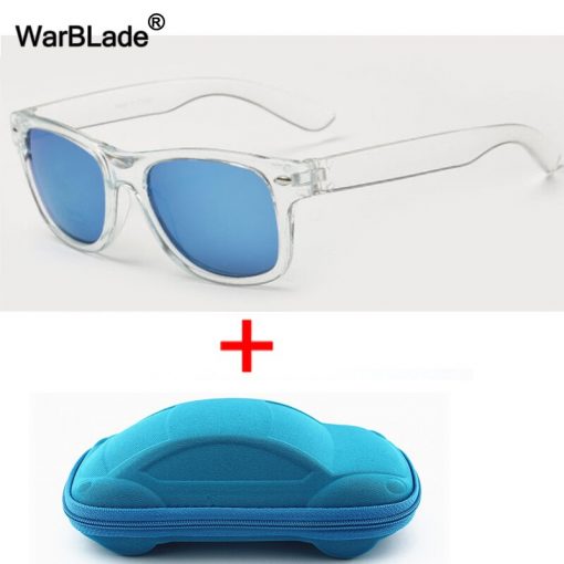 WarBLade Cool Kids Sunglasses Children Anti-uv Sun Glasses Boys Girls Baby Eyeglasses Coating Lens UV 400 Protection With Case 6