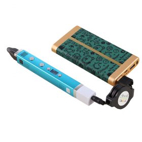 Myriwell 1.75mm ABS/PLA DIY 3D Pen LED Screen,USB Charging 3D Printing Pen+100M Filament Creative Toy Gift For Kids Design 2