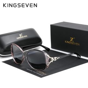 KINGSEVEN HD Sunglasses Polarized Retro Big frame luxury Eyewear Lady Brand Designer Sun glasses Oculos de sol 2