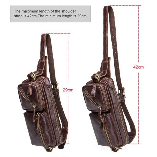 Contact's Brand Designer Genuine Leather Waist Packs Men Travel Fanny Pack Male Small Waist Bag for Cellphone Zipper Coin Pocket 5