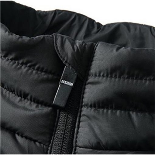 BOLUBAO Fashion Brand Men Heating Vest Coats Winter New Men Casual Cotton Vest Jacket Tops Smart USB Charging Vest Coat Male 6