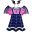 MUABABY Girls Vampire Fancy Dress Up Costumes Clothes Short Sleeve Carnival Halloween Vampire Party Gown Children Frocks 14