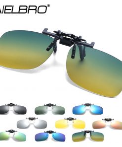 New Men Flip up Clip on Polarized Sunglasses Women Driving  Polarizing Fishing Cycling Hiking Sun Glasses Clips for Myopic 1
