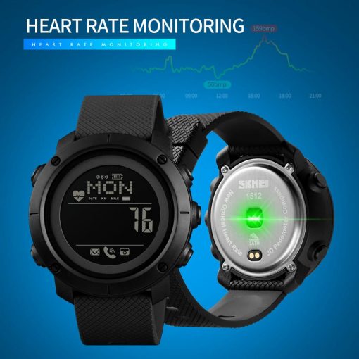 SKMEI Smart Watch Fashion Sport Men Watch Life Waterproof Bluetooth Magnetic Chargeing Electronic Compass reloj inteligent 1512 3