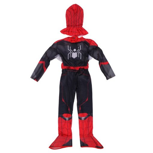 4-12Y Child Marvel Spiderma Far From Home Superhero Muscle Kids Halloween Trick-or-treating Cosplay Costume Party Carnival 6