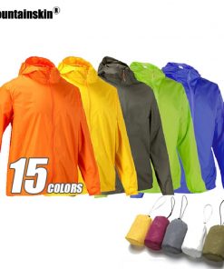 New Men's Quick Dry Skin Jackets Women Coats Ultra-Light Casual Windbreaker Waterproof Windproof Brand Clothing SEA211 2