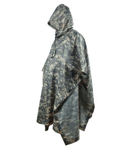 VILEAD Polyester Impermeable Outdoor Raincoat Waterproof Women Men Rain Coat Poncho Cloak Durable Fishing Camping Tour Rain Gear 15