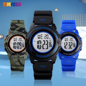 SKMEI Fashion Digital Boys Watches Time Chrono Children Watch Waterproof Camo Sports Hour Clock  Boy Teenager  Wristwatch 1574 2