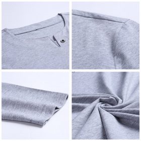 COODRONY Brand T Shirt Men Streetwear Top Tshirt Men Clothes 2019 Autumn Fashion Button T-Shirt Men Cotton Tee Shirt Homme 95021 5
