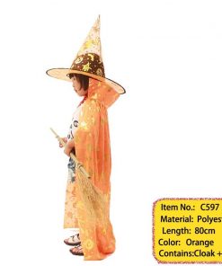 Halloween Costume Capes with Hats for Kids Boys Girls Halloween Pumpkin Halloween Costumes for Women Adult Costume 17