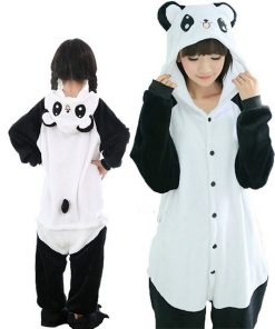 Kigurumi Unicorn Pajama Adult Animal Panda Onesie Boys Girls Women Men  Couple Winter Pajama Suit Sleepwear Flannel Pijama 14