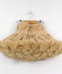 Baby Girls Tutu Skirt Fluffy Children Ballet Kids Pettiskirt Baby Girl Skirts Big Bow Tulle Party Dance Skirts for Girls Cheap 11