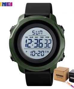 SKMEI Sport Digital Watch Men 2 Time Outdoor Wristwatches Mens Ladies Waterproof Count Down Alarm Clock reloj montre homme 1540 11