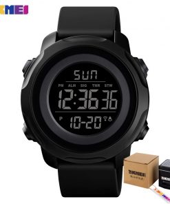 SKMEI Sport Digital Watch Men 2 Time Outdoor Wristwatches Mens Ladies Waterproof Count Down Alarm Clock reloj montre homme 1540 8