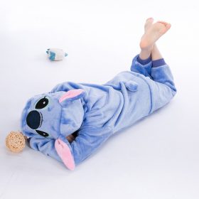 Kigurumi Unicorn Pajamas set Kids Winter Stitch Onesies Cosplay Children Pyjamas Boys Girls Flannel Pijamas Set Animal Sleepwear 4