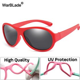 WarBlade Cute Children Polarized Sunglasses Silicone Safety Kids Sun Glasses Girls Boys Baby Glasses UV400 Eyewear Gafas de sol 5