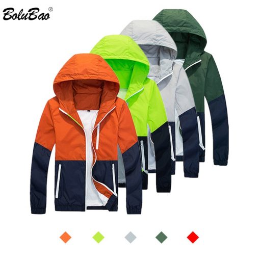 BOLUBAO Fashion Brand Mens Jacket  Autumn Men Casual Stand Jackets Windbreaker Coats Male Fashion Jackets Outerwear Coat 1