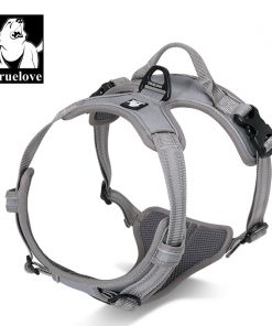 Truelove Front Range Reflective Nylon large pet Dog Harness All Weather  Padded  Adjustable Safety Vehicular  leads for dogs pet 11